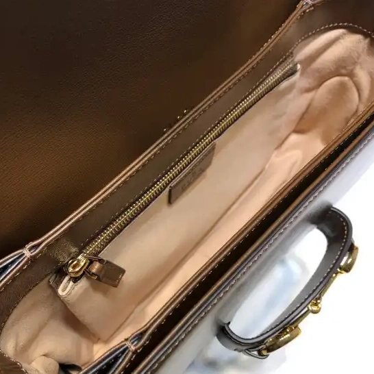 First bag ru shoulder GUCCI bag Horsebit 1955 0701